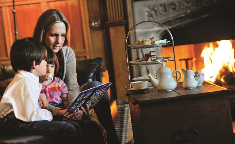 A family at Woolley Grange